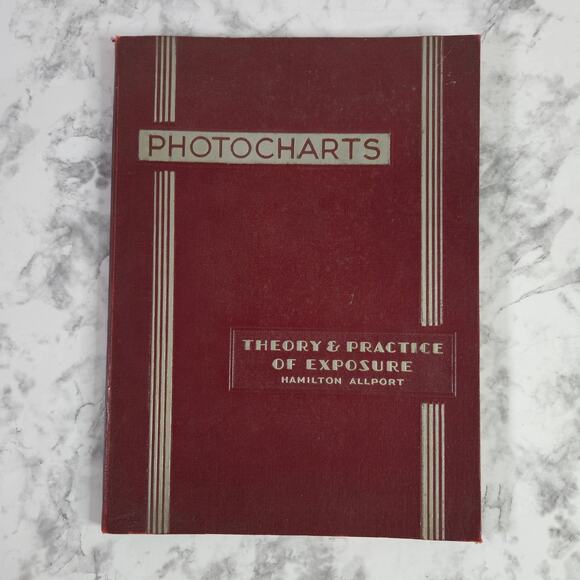 Photocharts Theory & Practice Of Exposure by Hamilton Allport 1938 - Picture 1 of 16